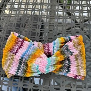 NWOT Missoni Multicolor Striped Headband